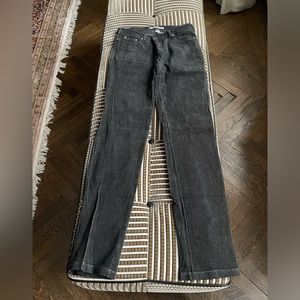 Raymond Dragon Stone Gray Stretch Denim Jeans